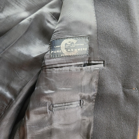 Pure Cashmere Lanificio Del Casentino Men's Jacket Large Idea Uoma Made in Italy - Picture 16 of 16